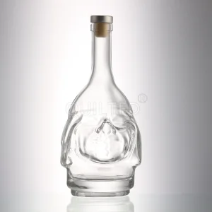 China Unique shape 500 ml clear liquor glass tequila bottle  Manufacturers, Supplier