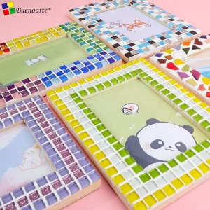 Buenoarte Wooden Photo Frame Mosaic Art Kit