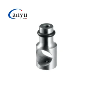 Polished Chrome Solid SUS304 Single Sided Shower Glass Door Knob Sliding Door Accessory