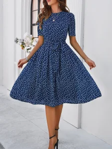 Vestido de verano A-line vintage