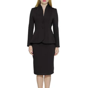 Trajes de negocios de alta calidad personalizados para mujeres, uniformes de oficina para el trabajo corporativo