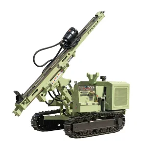 Solar Power Pile Driver Driving Ground Piles Screwing Piles Solar Panel Post