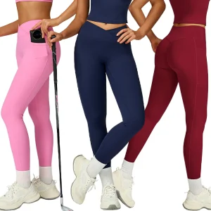 Mallas de yoga de cintura alta