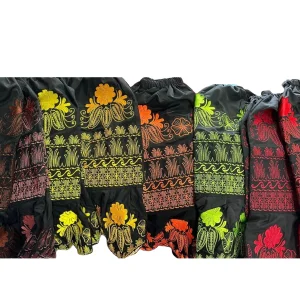 Embroidered Short Skirt Hawaiian Style