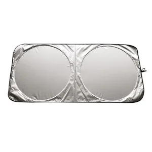 Popular Summer Car Coated Silver Double Rings Storage Sun Shade