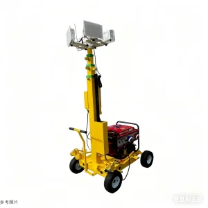 Hydraulic Lifting Rod Emergency Light Vehicle with 200W LED Lighting Fixture