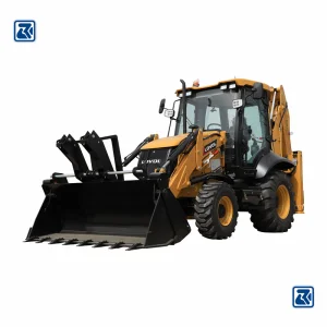 China Factory Lovol Brand 3.5ton 4X4 1m3 110HP Small Mini Wheel Backhoe Loader