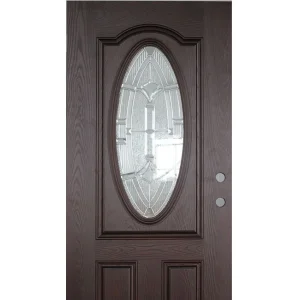 Factory Popular Design Fiberglass Exterior Door Entry Front Doors