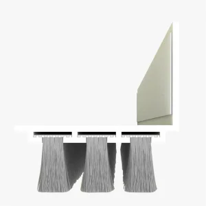 Durable PVC Material Energy Efficient Door Bottom Sweep for Home Insulation