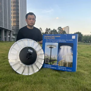 20W Smart Solar Street Light IP65 Waterproof LED Lamp PC Material DC Power Solar Panel Battery ROHS Certified Outdoor Road