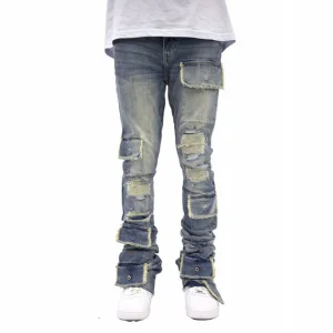 Fábrica de Atacado Personalizada Calças Jeans