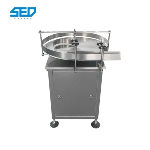Professional Automatic Rotary Turntable Glass Bottle Unscrambler Sorting Machine For Bottle Transportation