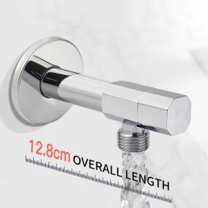 OEM Extended brass Angle valve length optional domestic 1/2 inch valve
