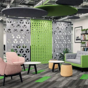 Acoustic Panels Fire Retardant Fabric Wrapped Wall Acoustical Noise Reduction Sound Absorbing Panel