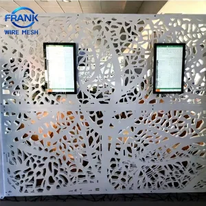 Architectural Perforated Metal Panel with Laser Cut Designs for Building Facade and Interior Decoration