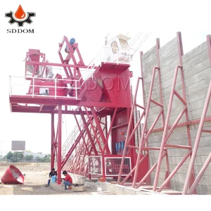 Factory Price 50m3/H Precast Dry Portable Ready Mobile Mini Mix Concrete Batching Plant for Sale