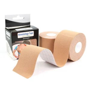 Custom Athletic Cotton Sports Tape 5cm Width Kinesiology Tape for Trainer's Strapping Waterproof 5m Print Injury Management