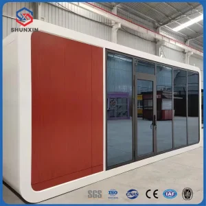 Hot Sale Apple Container Modular Prefabricated Vessel Modern Capsule Luxury Prefab House Villa