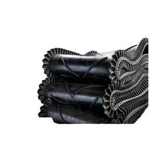 Wear-Resistant Black Rubber Conveyor Belt