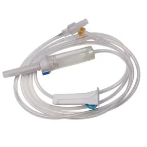 Conjunto de extensión de infusión intravenosa médica con 5ml/H-250ml/H regulador de flujo