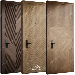 Top Door Factory Acoustic Birch Wooden Interior Door for Conference Rooms and Offices