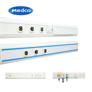Aluminum Alloy Modular Medical Gas Supply Horizontal Bed Head Unit