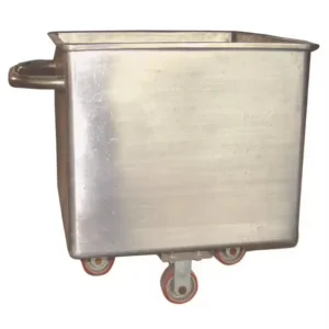 Durable Mobile Meat Transport Cart for Industrial Slaughtering and Processing Lines