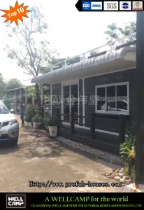 منازل حاويات مسبقة الصنع من الفولاذ الخفيف