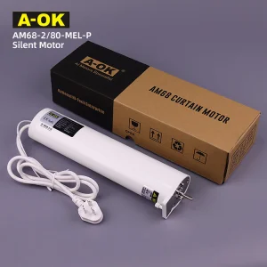 AM68-2/80-EM-P A-OK Curtain Motor AOK Large Torque Electric Motorized Curtain Silent Quiet AOK Motor Curtain Opener