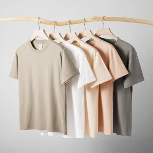 2025 230 Gsm T Shirt High Quality Streetwear 100% Cotton Blank Heavyweight Tee Shirt In Stock