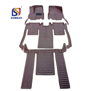 con 11 años de experiencia madura, nuestra fábrica puede personalizar alfombrillas de cuero para coches SUV