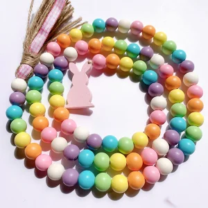 Wood Beads Creative Twine Beaded Children's Home Decoration Hanging Craft Pendant