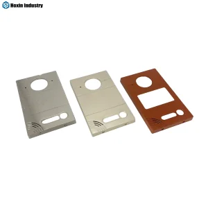 Customized Color Aluminum Die Casting Panel with Anodized Surface for Access Control