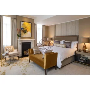 Modern Style Solid Wood Panel Hotel Headboard Hotel Guest Room Furniture (AL 11-3)