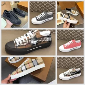 Zapatos planos de lona de diseñador de lujo para mujeres y hombres, zapatillas casuales originales, estilo de marca