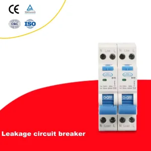 Montagem Fácil 4A Mini Disjuntor Diferencial de Corrente Alternada para Proteção contra Curto-Circuito e Proteção contra Corrente de Fuga RCBO Trilho DIN