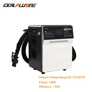 IDEALPLUSING Smart LiFePO4 Charger Fast Charging LCD Display 36-153.6VDC 200A 14KW for Lithium Battery Packs