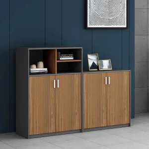 Modern Wooden Locking Office Low Mobile File Cabinet Factory Direct Workstation Dividers Table School Gym Workshop Home Office