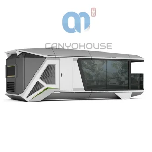 Casa cápsula modular portátil prefabricada, casa boutique hotel