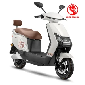 China ASIAN DRAGON White VG Electric Motorcycle