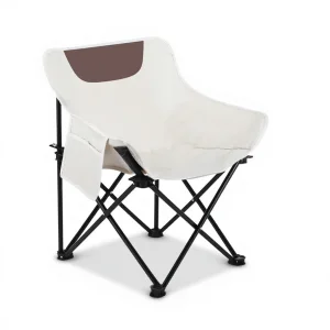 Outdoor Folding Chair Moon Chair Camping Picnic Barbecue Leisure Backrest