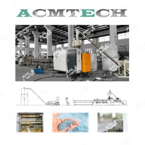 2021 China Acm High Quality Plastic Granules Single Screw Compounding Pelletizer Machine