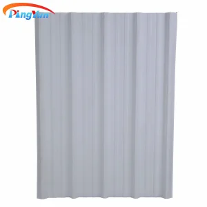 Popular in Peru Replace Solar Roof Tiles UPVC Plastic Roof Sheet for Wall Cladding