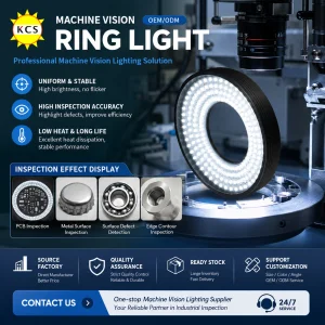 Darkfield Illumination 24V LED Low Angle Ring Light