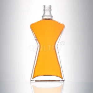 China 250 ml Pentagram shape clear liquor glass vodka bottle  Manufacturers, Supplier
