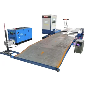 Mobile Vehicle Inspection Station 10T Vehicle Safety Performance Test Line With Brake Sideslip Tester Speedometer Test