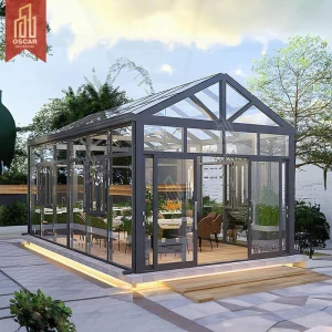 Customized Large Aluminum Fixed Glass Windows Villa House Office Commercial Building Aluminium Window Sunroom