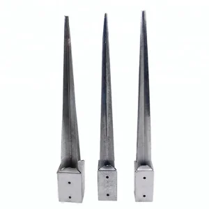 Galvanized Ground Screw Pole Anchor Fence Post