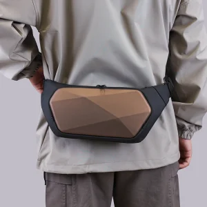 A nova tendência é para homens e mulheres, mochila de cintura à prova d'água e resistente, ideal para esportes, viagens e fitness, com grande capacidade