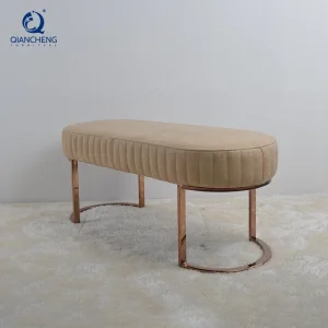 China Restaurant Wooden Dining Tables Ottoman Storage Long Bench Seat